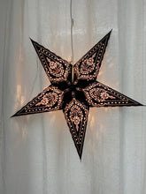 Lade das Bild in den Galerie-Viewer, Sternleuchte schwarz, Papierstern, Sternlicht, NEU! MO-NC-SCH560