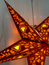 Lade das Bild in den Galerie-Viewer, Sternleuchte, Bayern, Sternlicht, Adventsstern, Weihnachtsstern, Hirsch braun orange M-HI-BRAUN-560