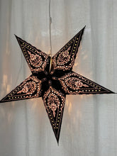 Lade das Bild in den Galerie-Viewer, Sternleuchte schwarz, Papierstern, Sternlicht, NEU! MO-NC-SCH560