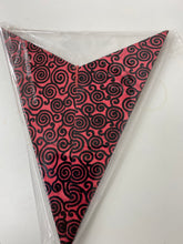 Lade das Bild in den Galerie-Viewer, Papierstern, Weihnachtsstern, Leuchtstern, Schwarz, Rot, Samt ,LED M-Sa-SS560