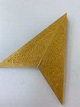 Lade das Bild in den Galerie-Viewer, Papierstern, Weihnachtsstern, Sternleuchte, Gold, Glitter, gelb M-LA-GG560