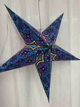Lade das Bild in den Galerie-Viewer, Sternleuchte Marokko Design, blau, lila, M-TUR-BBL560
