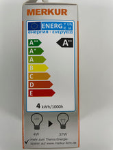 Lade das Bild in den Galerie-Viewer, LED Kerzenlampe warmweiss 2.700k für unsere Lampenkabel