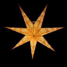 Lade das Bild in den Galerie-Viewer, Papierstern, LED Weihnachtsstern, Dekostern, Schneeflocke Weiß, Silber M-SF-WS760