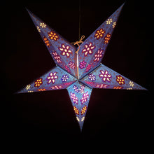 Lade das Bild in den Galerie-Viewer, Papierstern, Weihnachtsstern, Stern, Blau, Zyklon M-ZY-BBr560