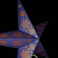 Lade das Bild in den Galerie-Viewer, Papierstern, Weihnachtsstern, Stern, Blau, Zyklon M-ZY-BBr560