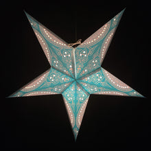 Lade das Bild in den Galerie-Viewer, Papierstern, Weihnachtsstern, Stern, Blau, Aladin, M-AL-B560