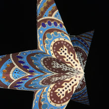 Lade das Bild in den Galerie-Viewer, Papierstern, Weihnachtsstern, Stern, Blau, M-DA-B560