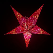 Lade das Bild in den Galerie-Viewer, Papierstern, Weihnachtsstern, Stern, Braun, Pink, M-SN-BP560