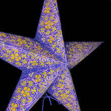 Lade das Bild in den Galerie-Viewer, Papierstern, Weihnachtsstern, Stern, Dekostern, Lila, Orange M-EF-LO560