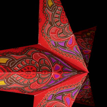 Lade das Bild in den Galerie-Viewer, Papierstern, Weihnachtsstern, Stern, Dekostern, Rot, M-NG-R560