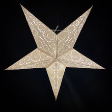 Lade das Bild in den Galerie-Viewer, Papierstern, Weihnachtsstern, Stern, Weiß, M-SP-W560
