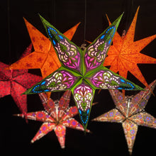 Lade das Bild in den Galerie-Viewer, Papierstern, Weihnachtsstern, Stern, Grün, M-NG-G560