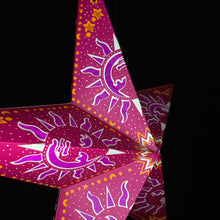 Lade das Bild in den Galerie-Viewer, Papierstern, Weihnachtsstern, Stern, Kinderzimmer, Mond Pink, M-SO-P560