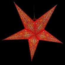 Lade das Bild in den Galerie-Viewer, Papierstern, Weihnachtsstern, Stern, Laterne, Rot, M-EF-R560