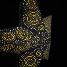 Lade das Bild in den Galerie-Viewer, Papierstern, Weihnachtsstern, Stern, Laterne, Schwarz, Orange, M-SN-SO560