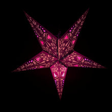 Lade das Bild in den Galerie-Viewer, Papierstern, Weihnachtsstern, Stern, Lila, Hirsche, Bayern M-HI-L560