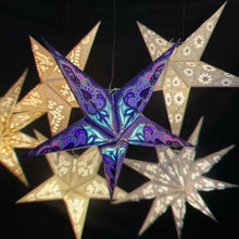 Lade das Bild in den Galerie-Viewer, Papierstern, Weihnachtsstern, Stern, Lila, M-NG-L560