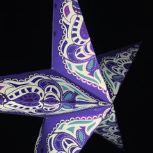 Lade das Bild in den Galerie-Viewer, Papierstern, Weihnachtsstern, Stern, Lila, M-NG-L560