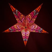 Lade das Bild in den Galerie-Viewer, Papierstern, Weihnachtsstern, Stern, Lila, M-X1-L560