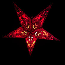 Lade das Bild in den Galerie-Viewer, Papierstern, Weihnachtsstern, Stern, Rot, Engel M-EN-R560