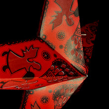 Lade das Bild in den Galerie-Viewer, Papierstern, Weihnachtsstern, Stern, Rot, Engel M-EN-R560