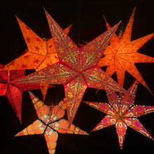 Lade das Bild in den Galerie-Viewer, Papierstern, Weihnachtsstern, Stern, Laterne, Rot, M-EF-R560