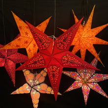 Lade das Bild in den Galerie-Viewer, Papierstern, Weihnachtsstern, Stern, Rot, M-OM-R560