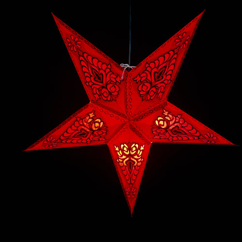 Papierstern, Weihnachtsstern, Stern, Rot, M-OM-R560